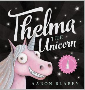 Thelma the Unicorn with Unicorn Horn Thelma the Unicorn with Unicorn Horn