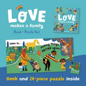 Love Makes a Family Book & Puzzle Set